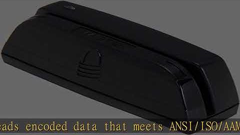 MagTek 21073062 Dynamag Magnesafe Triple Track Magnetic Stripe Swipe Reader with 6