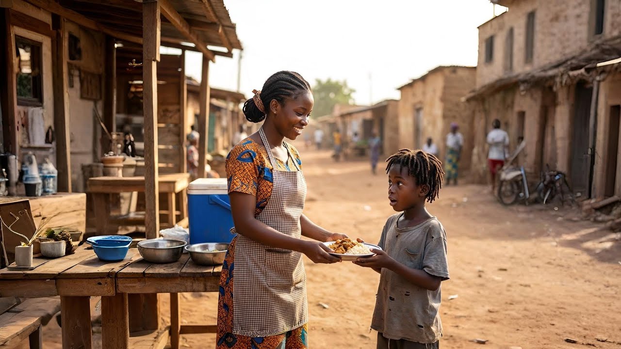 Roadside Seller Helps Hungry Boy, Then Four SUVs Change Her Life
