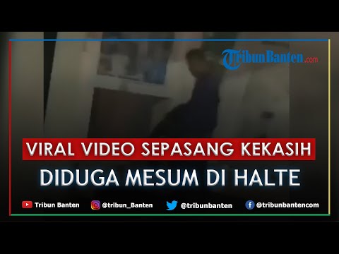 Viral Video Sepasang Kekasih Diduga Mesum di Halte #mesum