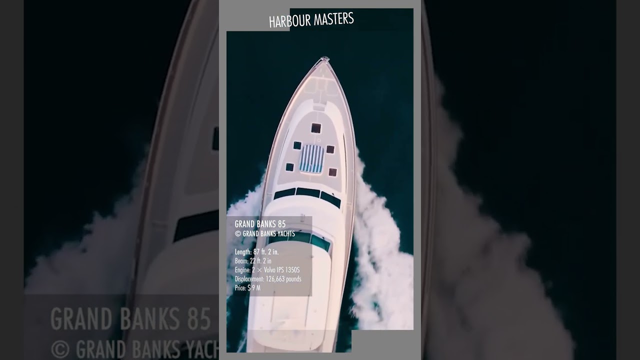 Grand Banks 85 | Flagship Long-Range Luxury Ocean Cruiser