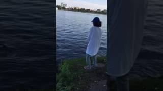 Bass fishing on the Charles river