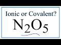 Covalent Bonding and N2O5 Concepts