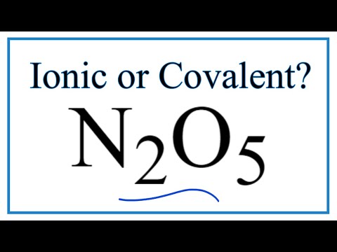 วีดีโอ: N2o5 มีขั้วหรือไม่?