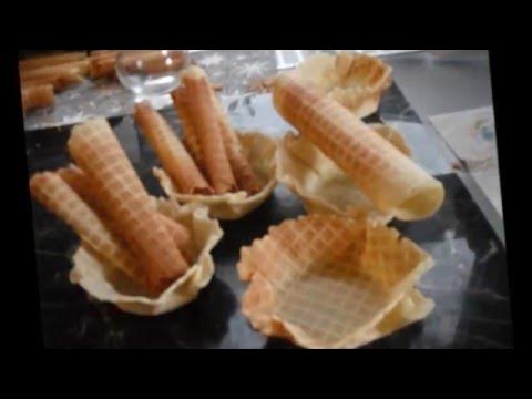 Eiserwaffel-Teig .. Dessert - Formen - YouTube
