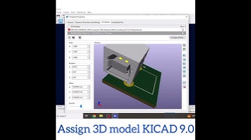 Kicad 3D Model Assignment #kicad  #circuitboard #pcb