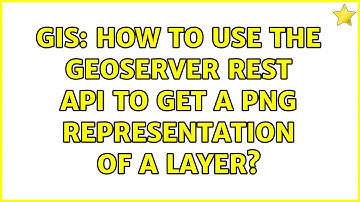 GIS: How to use the GeoServer REST api to get a PNG representation of a layer? (3 Solutions!!)