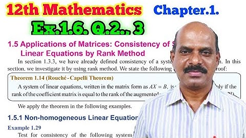 12th Exercise 1.6 Q.No. 2, 3 | Chapter 1 | 12th Mathematics |