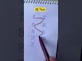 Draw a checkered path with number 1 to 10 #drawing#line#shorts#maths#quiz#funny#games