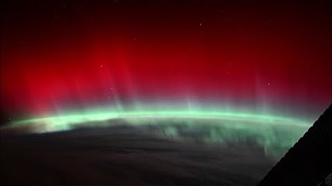NASA astronaut captures rare red aurora from space station orbit
