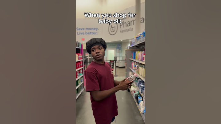 When you shop for baby oil 😂