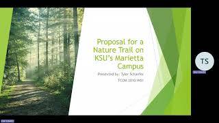 Schaefer - W01 -  Informal Proposal Video