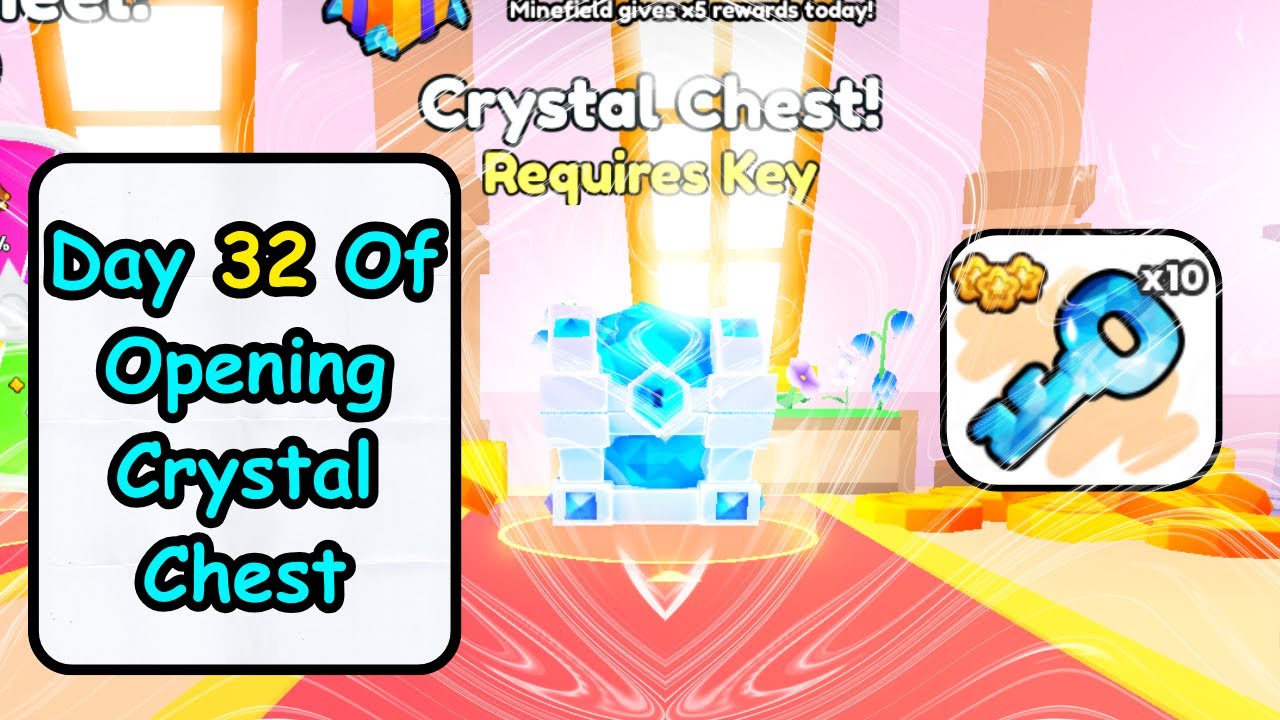 Day 32 of 10x Crystal Chest Opening in Pet Simulator 99!