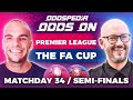 FA Cup Semi-Finals Premier League Predictions 2025/26 Matchday 34 | Best Football Betting Tips Today