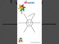 "Draw Paper Spinners in 30 Seconds! 🌟✨ #Shorts" #kidsentertainment #drawing