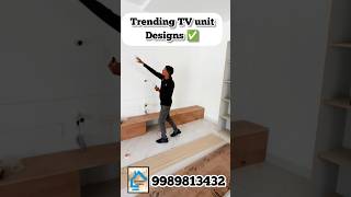 TV Unit Designs | trending TV unit #dimensionstudios #interiordesign #tvunitdesign #tvunit#tvcabinet