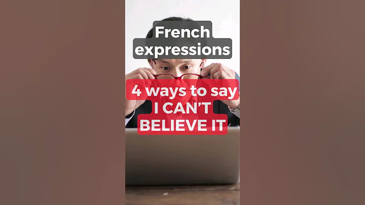 French expressions - How to say I CAN'T BELIEVE IT #shorts #speakfrench #frenchexpressions