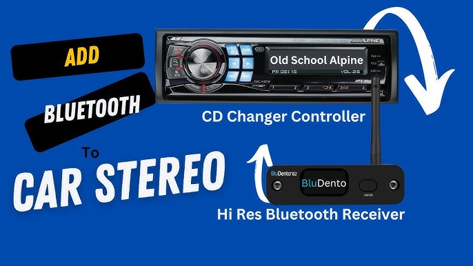 Módulo adaptador Bluetooth auxiliar para coche, Kit de coche Bluetooth,  receptor de audio, cable de radio AUX estéreo para Pioneer P99 P01