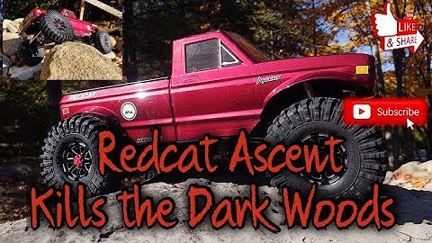 Ascent Kills the Dark Woods #rcparklife #Redcat #tinytrucks #rccrawler #ascent #testrun #rc #crawl