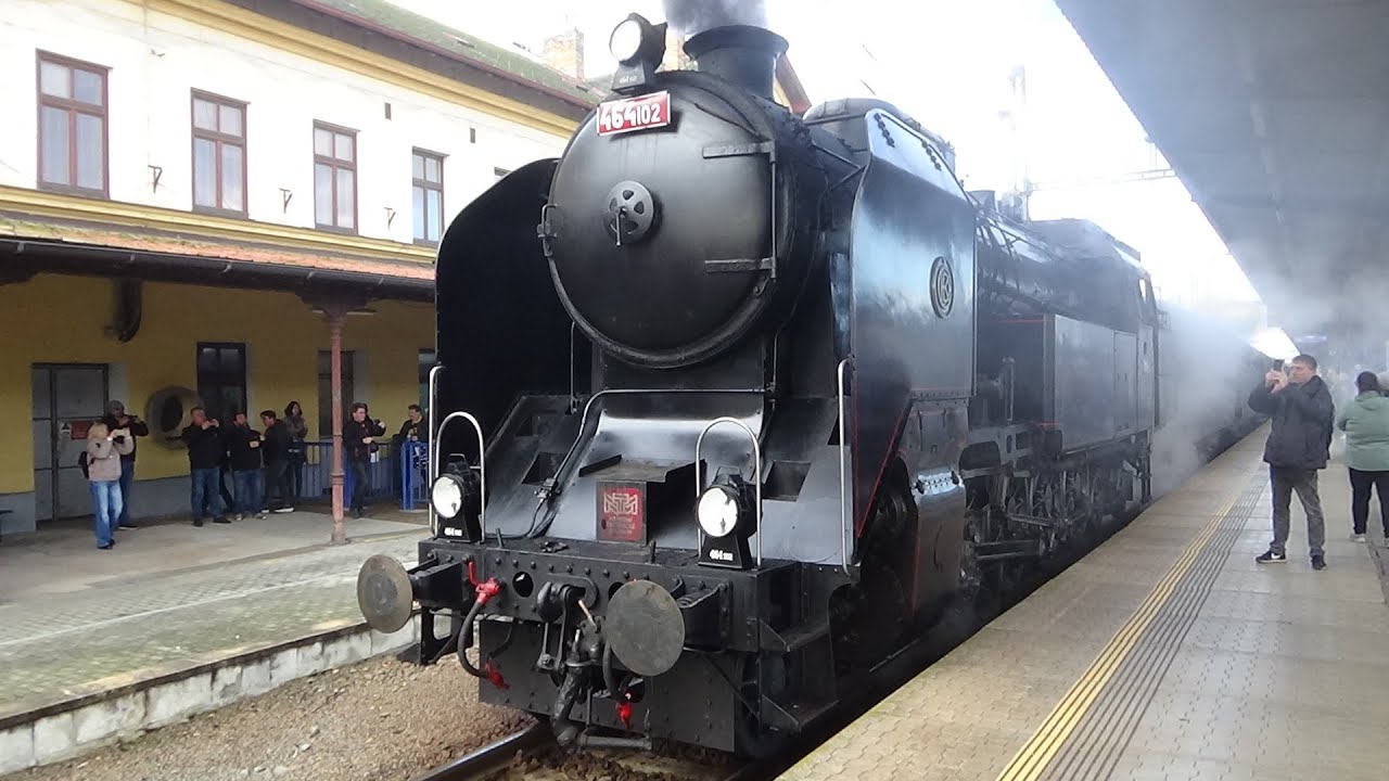 Tábor s párou 2025 aneb Zvláštní jízda s Ušatou 464.102 ČD v úseku Tábor - Pacov, 26.10.2025 🙂👍🚂