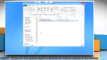 How to recover lost Bookmarks in Mozilla® Firefox on Windows® 8 PC