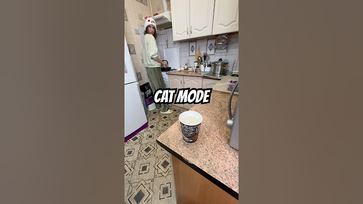 Cat mode while she cooks food 🤣