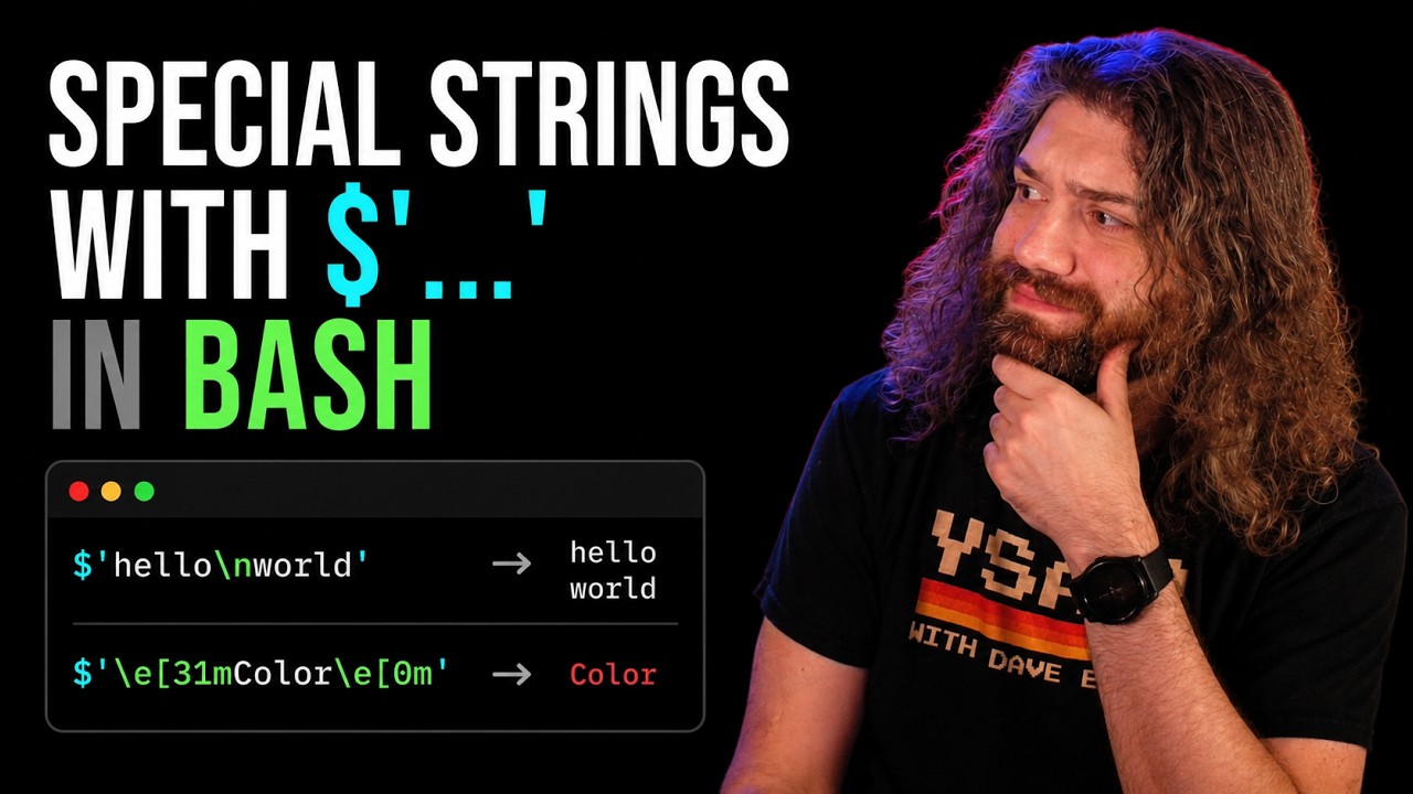 Special Strings with $'...' in Bash - Bash Scripting Course (pt50 ...