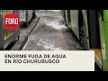 Enorme fuga de agua se registra en la alcaldía Benito Juárez - Las Noticias