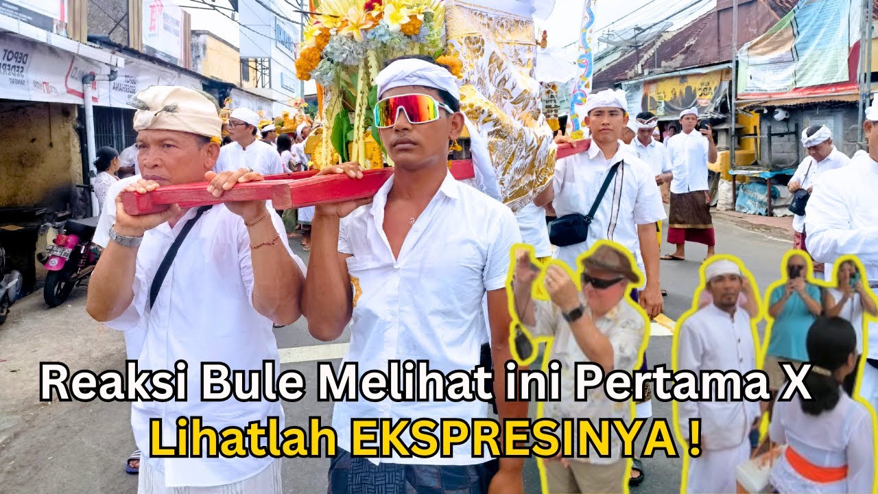 Bule Ikut Saksikan Melis Desa Sangsit Bali 2024