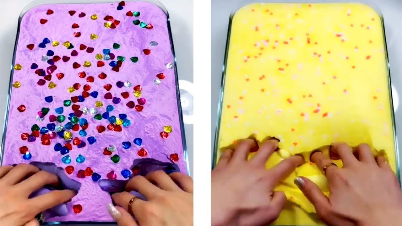 ICEBERG SLIME | Satisfying & CRUNCHY SLIME COMPILATION