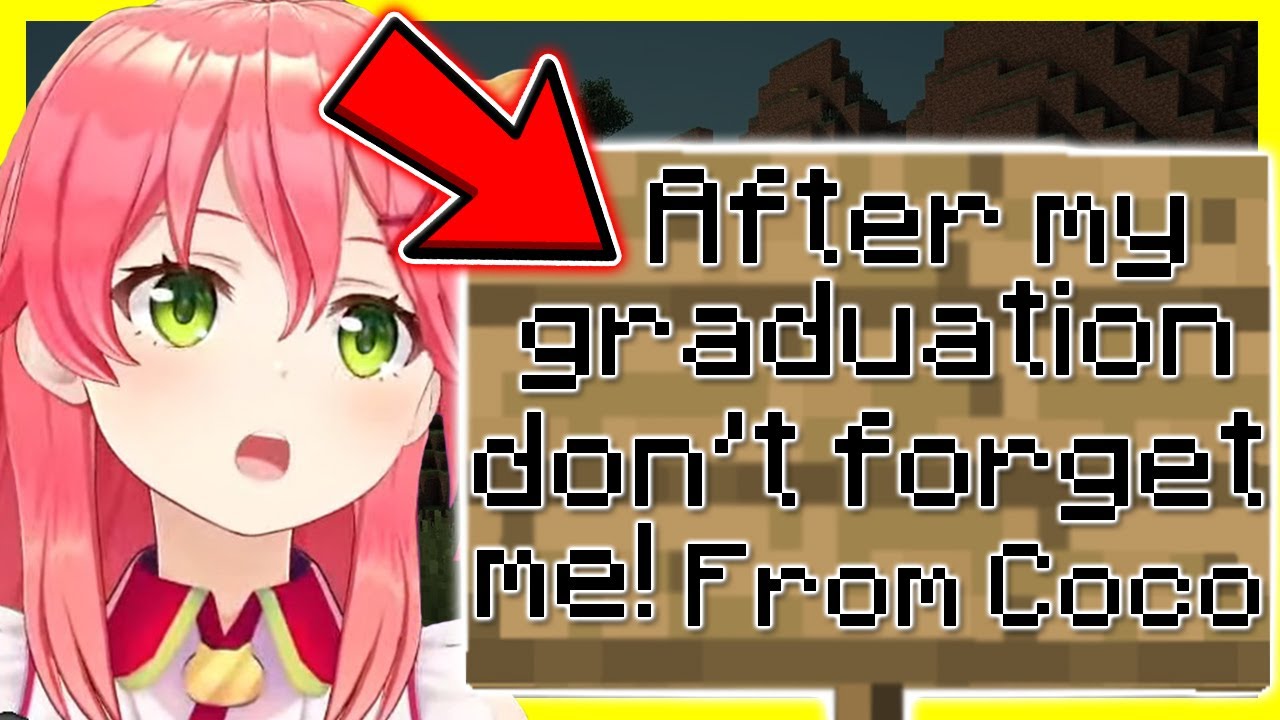 【ENG Sub】Miko REACTS to Coco's LAST MESSAGE in Minecraft【Hololive】