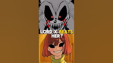 Can CHARA Beat Lord X? #sonicexe #sonicexethedisaster #roblox #chara #lordx #ccart