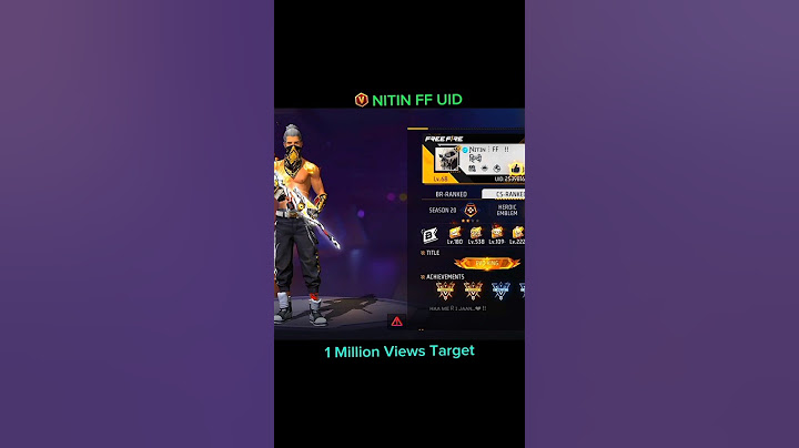 NITIN FREE FIRE UID
