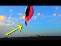 A Stuntman + A Hot Air Balloon = an Extreme Flying!