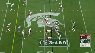 Cody White 34-Yard Play for a First Down vs. Indiana