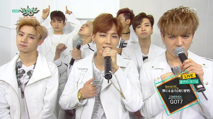151002 레드벨벳 웬디&슬기 - 갓세븐 GOT7 Comeback Interview