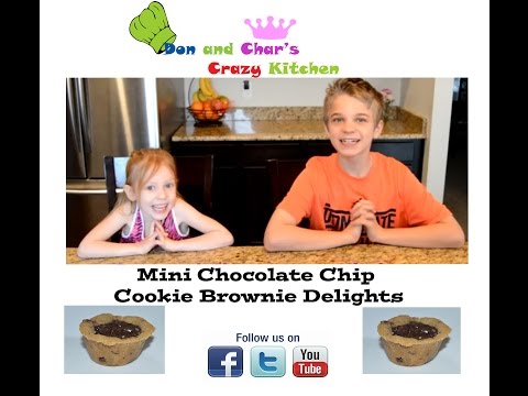 Mini Chocolate Chip Cookie Brownie Delight
