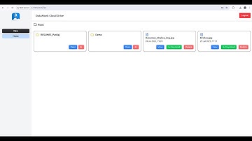 Google Drive Clone Project (Reactjs + Nodejs + Hosted Using Ec2 and S3 for Database)