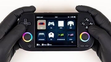 ANBERNIC RG40XX H Retro Handheld Gaming Console Unboxing - ASMR