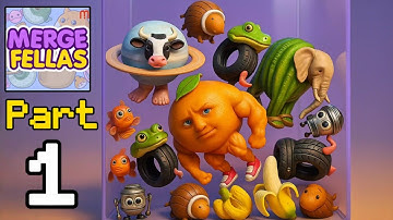 Merge Fellas - Gameplay Walkthrough Part 1 - Italian Brainrot (iOS, Android)