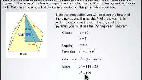 Surface Area of 3D Objects Video 7