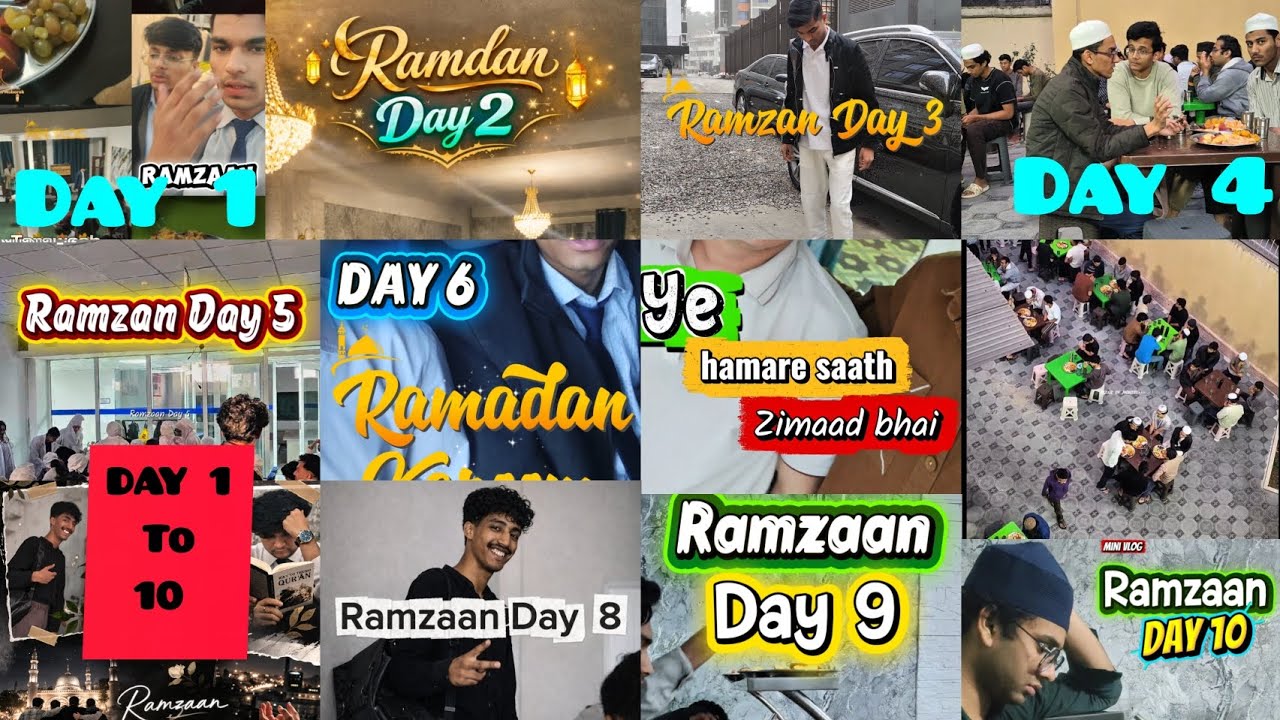 Ramzan Day 1–10 🌙 MBBS Student Routine + Iftar Moments #RamzanVlog #StudentLife #RamadanRoutine