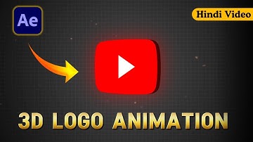 How To Create 3D Logo Animation in After Effects | No Plugins | Hindi Tutorial