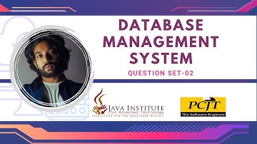 Database Management System | Question Set-02 | Java Institute for Advanced Technology, Sri Lanka