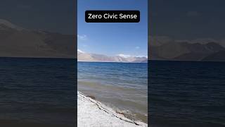 Pandemonium at Pangong: Fake Content, Real Plastic #krishnarides