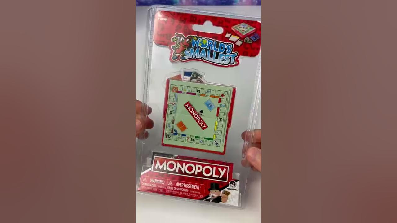 Worlds Smallest Monopoly!! #monopoly