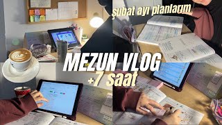 7 Saat Mezun Vlog Ayt Denemesi Çözelim Ve Güncel Netlerim,Şubat Ayı Planlarım