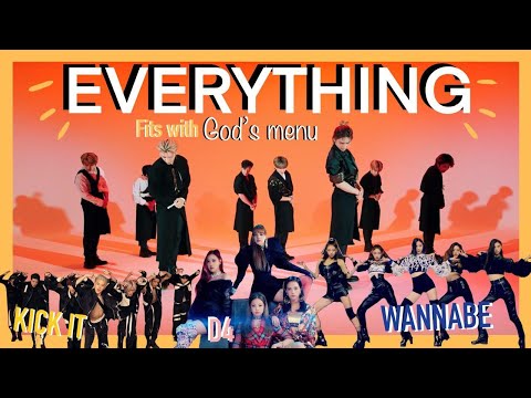 EVERY DANCE FITS WITH STRAYKIDS (스트레이 키즈) GODS MENU "神메뉴" [ ft. Blackpink, Itzy, WayV and more ]