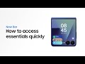 How to use Now Bar | Galaxy AI | Galaxy Z Flip7 | Samsung