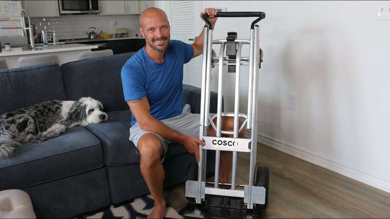 COSCO 4in1 Folding Series Hand Truck Review YouTube