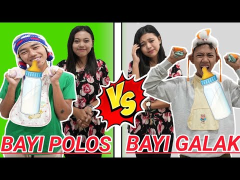 BAYI POLOS VS BAYI GALAK! | Drama Parodi | Mikael Family